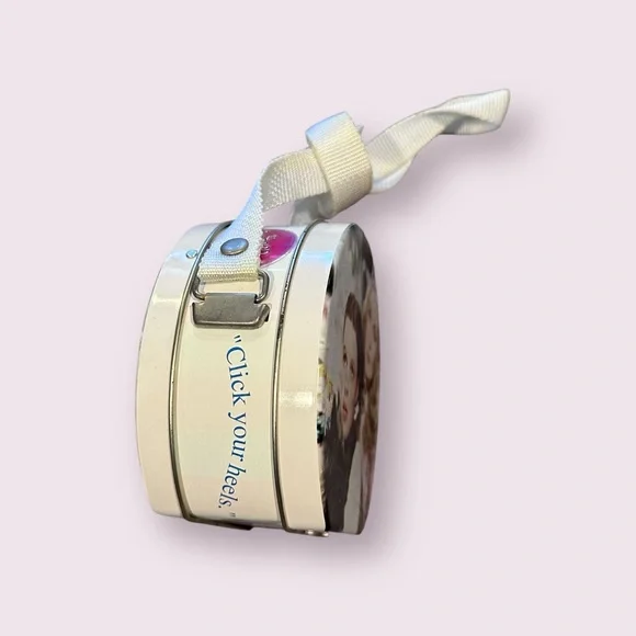 The Wizard of Oz Dorothy And Glinda Small Round Metal Tin Lunchbox Purse 1999 - Picture 8 of 10